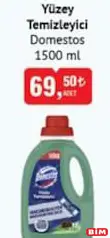 DOMESTOS YÜZEY TEMİZLEYİCİ 1500 ML fiyat ve kampanya bilgisi